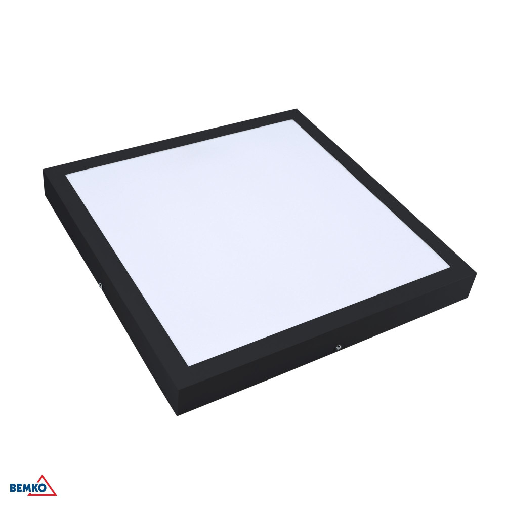 DENAR BLD CZARNY OPRAWA PANEL BACKLIGHT LED 32W NW 4000K 3500LM IP44 IK05 120ST 400X400 AL/ PMMA