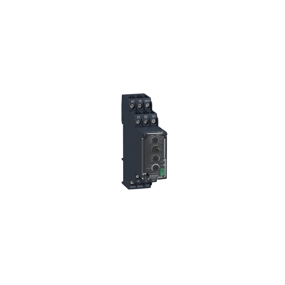 Schneider Electric Zelio Time Przekaźnik czasowy wielofunkcyjny 24 240V AC/DC, 0.05s/ 300h, styk 2C/O 8A, RE22R2MYMR