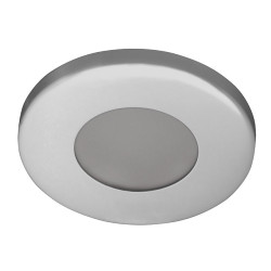 MARIN CT-S80 C CHROM OPRAWA SUFITOWA PT OKRĄGŁA STAŁA 1X GX5.3/ GU10/ 35W IP44 BLACHA/ STAL/ SZKŁO