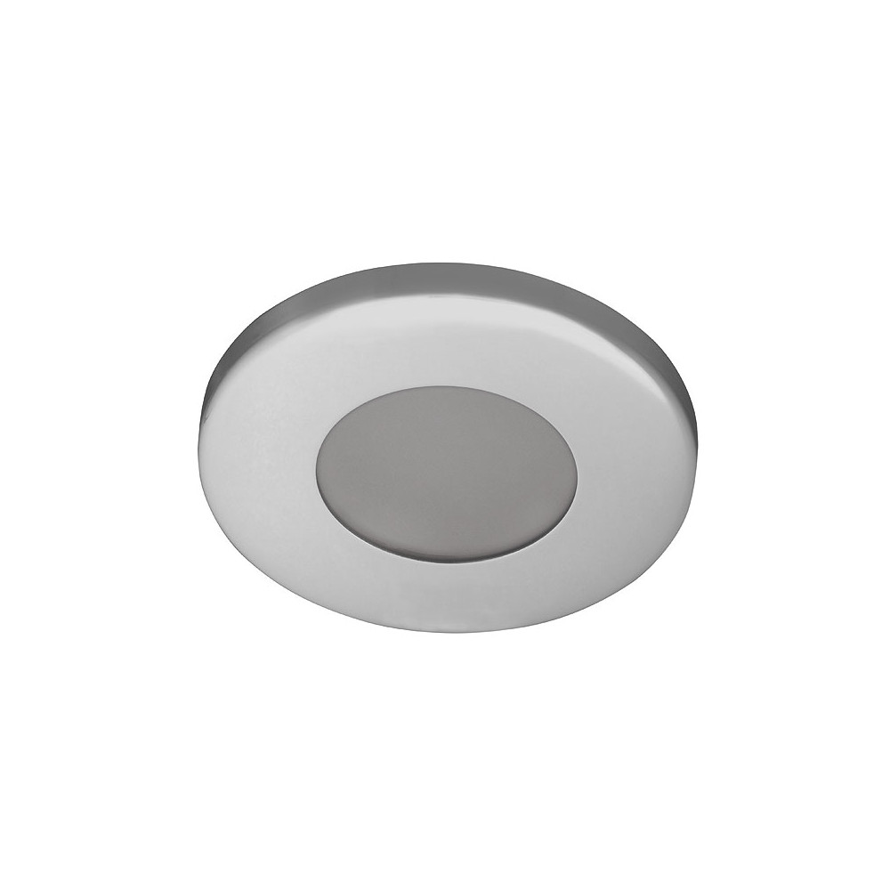 MARIN CT-S80 C CHROM OPRAWA SUFITOWA PT OKRĄGŁA STAŁA 1X GX5.3/ GU10/ 35W IP44 BLACHA/ STAL/ SZKŁO