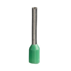 Schneider Electric Akcesoria, końcówki kablowe pojedyńcze izolowane - rozmiar średni - 0,34 mm2 - zielona, DZ5CE003