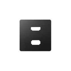 SIMON 82 MODUŁ GRAFIT PŁYTKA DO GNIAZD USB + HDMI