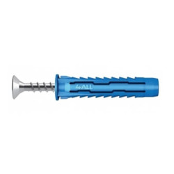 4ALL-06+4540 KOŁEK UNIWERSALNY 4ALL FI 06 MM Z WKRĘTEM 4,5X40 MM  BLS- 50 SZT RAWLPLUG