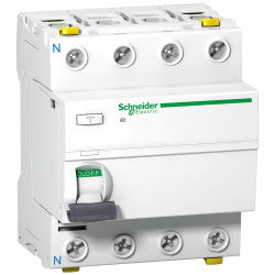 Schneider Electric Wyłącznik różnicowoprądowy Acti9  iID-100-4-100-AC 100A 4-biegunowy 100mA typ AC, A9Z12491