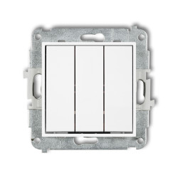 ICON BIAŁY MECHANIZM ŁĄCZNIKA POTRÓJNEGO