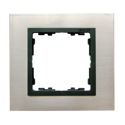 SIMON 82 NATURE STAL INOX / GRAFIT RAMKA 1X