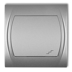 LOGO SREBRNY METALIK ŁĄCZNIK UNIWERSALNY "SCHODY" 1X ZACISKI ŚRUBOWE 10AX 250V