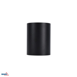 ORTAL CZARNY OPRAWA SUFITOWA REGULOWANA OKRĄGŁA TUBA NT 1X GU10/ 50W IP20 IK08 FI96 ALUMINIUM
