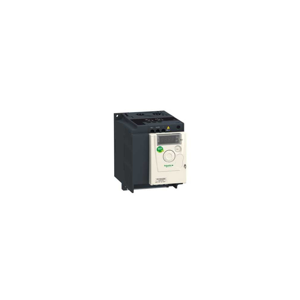 Schneider Electric Przemiennik częstotliwości ATV12 1 fazowe 200/240VAC 50/60Hz 1.5kW 7.5A IP20, ATV12HU15M2