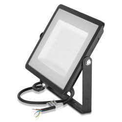 VT-300-B CZARNY OPRAWA NAŚWIETLACZ LED 300W CW 6400K 24000LM IP65 IK05 100ST AL