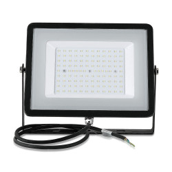 VT-300-B CZARNY OPRAWA NAŚWIETLACZ LED 300W CW 6400K 24000LM IP65 IK05 100ST AL