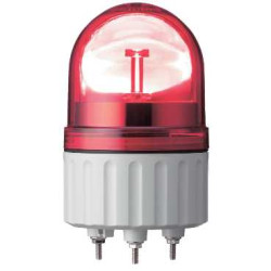 Schneider Electric Harmony XVR Lampa wirująca z lustrem bez buczka Ø84 czerwona LED 24 V AC/DC, XVR08B04
