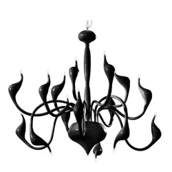 SNAKE CZARNY OPRAWA WISZĄCA 15X G4/ 10W IP20 ALUMINIUM