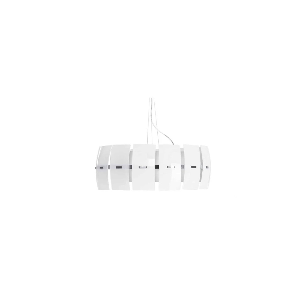 TAURUS BIAŁY OPRAWA WISZĄCA 4X E27/ 60W IP20 METAL/ SZKŁO