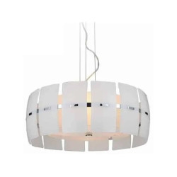 TAURUS BIAŁY OPRAWA WISZĄCA 4X E27/ 60W IP20 METAL/ SZKŁO