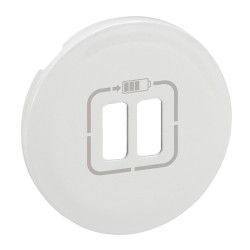 CELIANE MODUŁ BIAŁY PŁYTKA DO GNIAZD ZASILAJĄCYCH 2X USB