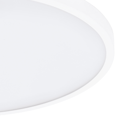 FUEVA 1 BIAŁY OPRAWA SUFITOWA PLAFON NT LED 27W WW 3000K 3400LM FI600 IP20 ALUMINIUM/ TWORZYWO