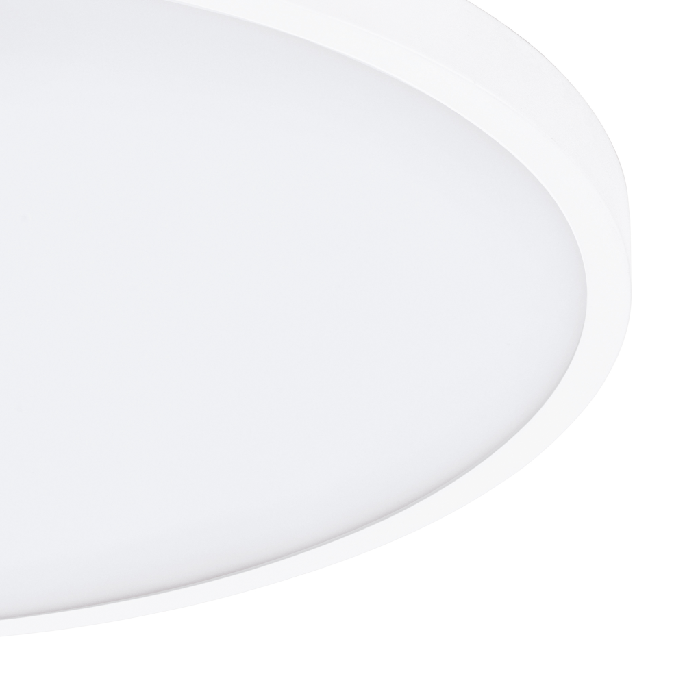 FUEVA 1 BIAŁY OPRAWA SUFITOWA PLAFON NT LED 27W WW 3000K 3400LM FI600 IP20 ALUMINIUM/ TWORZYWO