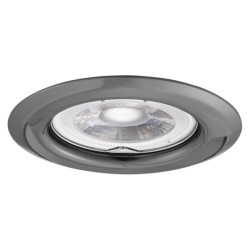 ARGUS II CT-2114-GM GRAFIT PIERŚCIEŃ OPRAWY PUNKTOWEJ OKRĄGŁY 1X GX5.3/ GU10/ 10W IP20 STAL