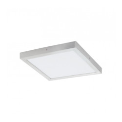 FUEVA 5 CHROM/ BIAŁY OPRAWA SUFITOWA PLAFON NT LED 17W NW 4000K 2100LM 210X210 IP44 STAL/ TWORZYWO