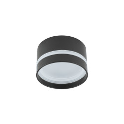 MURTER CZARNY OPRAWA SUFITOWA TUBA PT 1X GX53/ 12W IP20 ALUMINIUM LAKIEROWANE