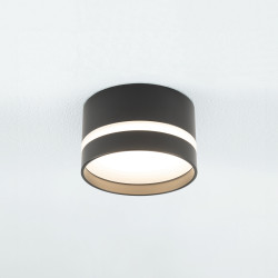 MURTER CZARNY OPRAWA SUFITOWA TUBA PT 1X GX53/ 12W IP20 ALUMINIUM LAKIEROWANE
