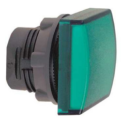 Schneider Electric Harmony XB5 Głowka lampki sygnalizacyjnej Ø22 zielona LED kwadratowa plastikowa, ZB5CV033