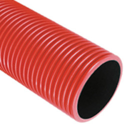 QRK 160-6 CZERWONY RURA OSŁONOWA KARBOWANA DWUWARSTWOWA ZIEMNA FI160/138 450N/5CM