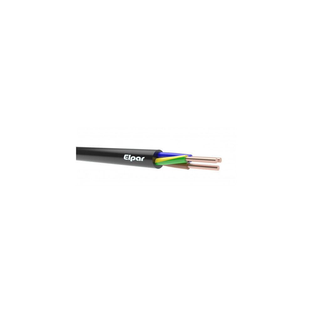 YKXS 1X 10.0 RM CZARNY KABEL ZIEMNY CU DRUT 0.6/1KV USIECIOWANY KL.2