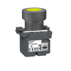 Schneider Electric Harmony XB5 Główka bezprzewodowego i bezbateryjnego przycisku z nadajnikiem, Żółta, Plastikowa, ZB5RTA5