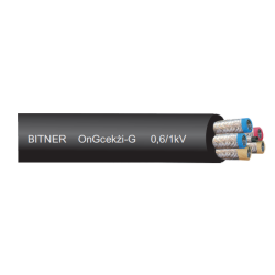ONGCEKŻI-G 3X  2.5+2.5+2.5 CZARNY KABEL GÓRNICZY GUMOWY LINKA 0.6/1KV KL.5 EKRAN N ŻYŁACH UNIEP OLEJ