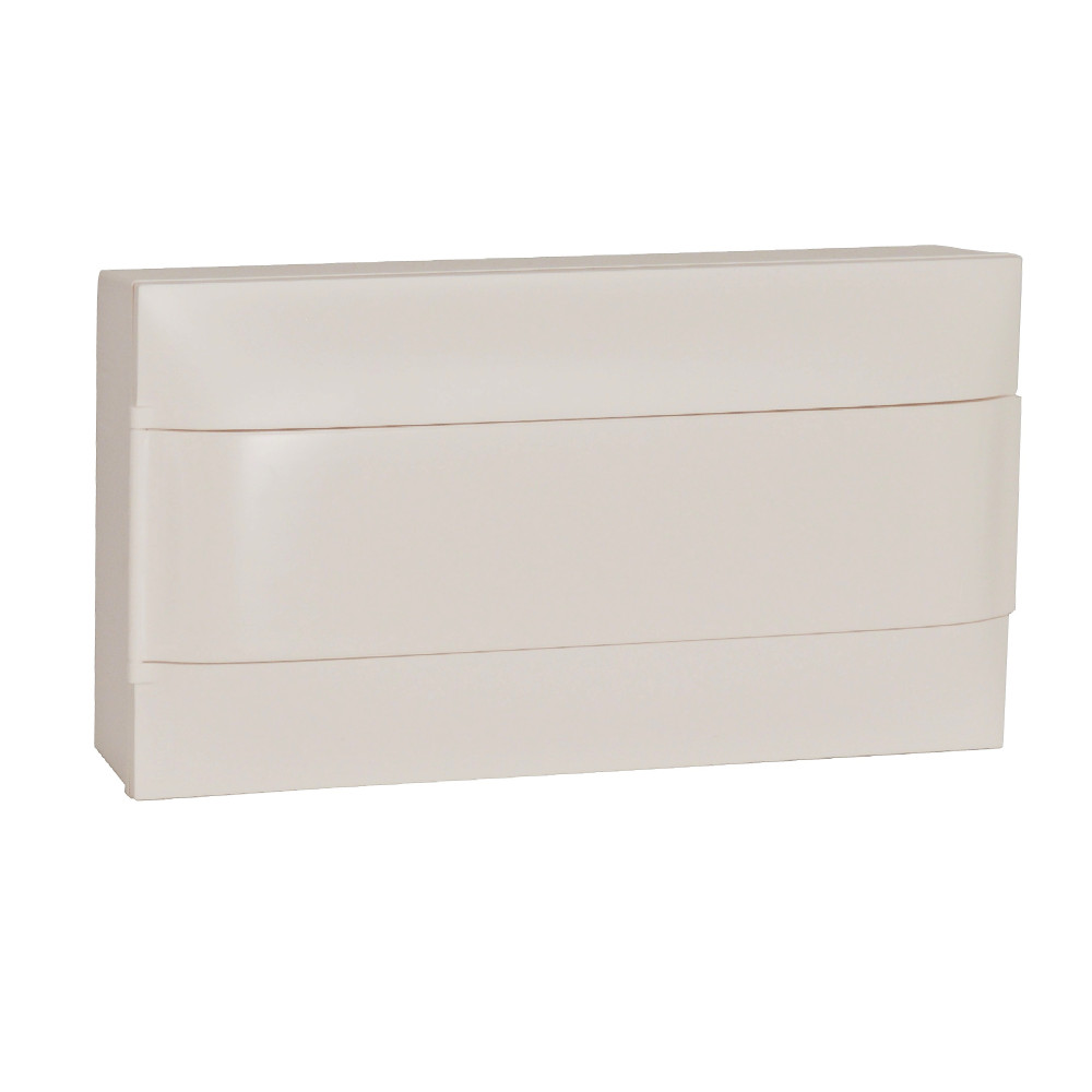 PRACTIBOX S ROZDZIELNIA PLASTIKOWA NT 18M 1X 18M N+PE IP40 IK07 236X436X107 DRZWI PEŁNE BIAŁY