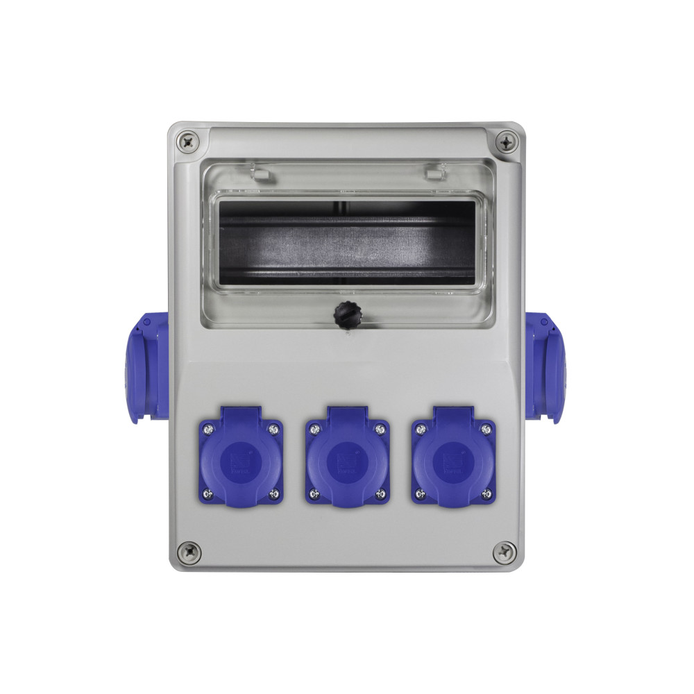 R-BOX 240 8S ROZDZIELNIA BUDOWLANA 5X 230V IP44 PUSTE OKNO