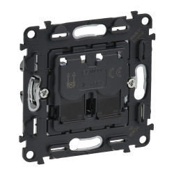 VALENA LIFE MECHANIZM GNIAZDO KOMPUTEROWE 2X UTP 8 CAT.6A PŁASKIE
