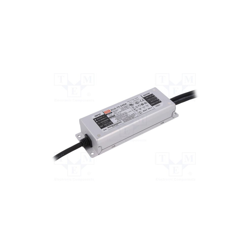 ELG ZASILACZ IMPULSOWY KOMUNIKACJA DALI LED 75,6W 24VDC 3,15A