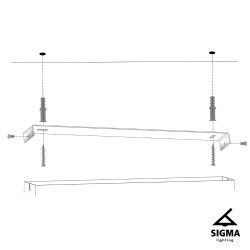 ARGON 1 KOŁO CZARNY/ BIAŁY OPRAWA SUFITOWA NT 1X G9/ 12W LED IP20 STAL LAKIEROWANA/ SZKŁO