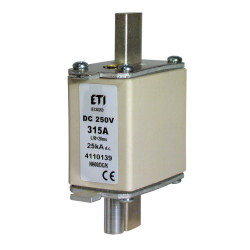 WT-00 NH00 DC 100A WKŁADKA TOPIKOWA PRZEMYSŁOWA 250V DC BM WT-NH