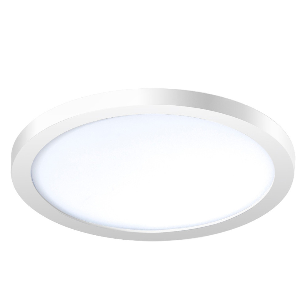 SLIM BIAŁY OPRAWA SUFITOWA PT LED 12W NW 4000K 1000LM IP44 ALUMINIUM/ PVC