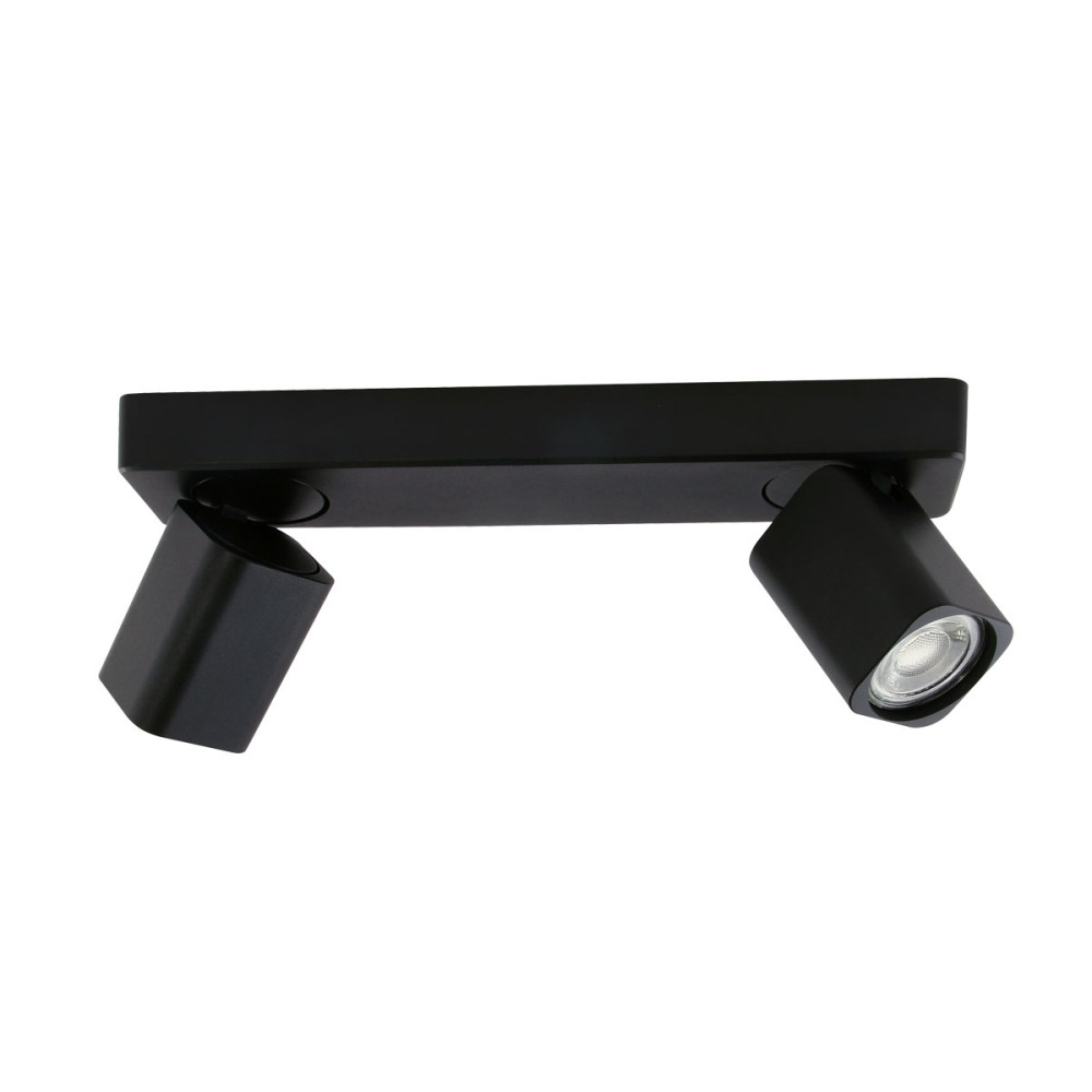 SENOVA CZARNY PIASKOWANY OPRAWA SUFITOWA SPOT NT 2X GU10/ 35W IP20 ALUMINIUM