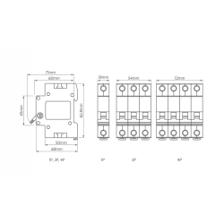 RI 100A 4P ROZŁĄCZNIK IZOLACYJNY 100A 4Z 4M 400V AC