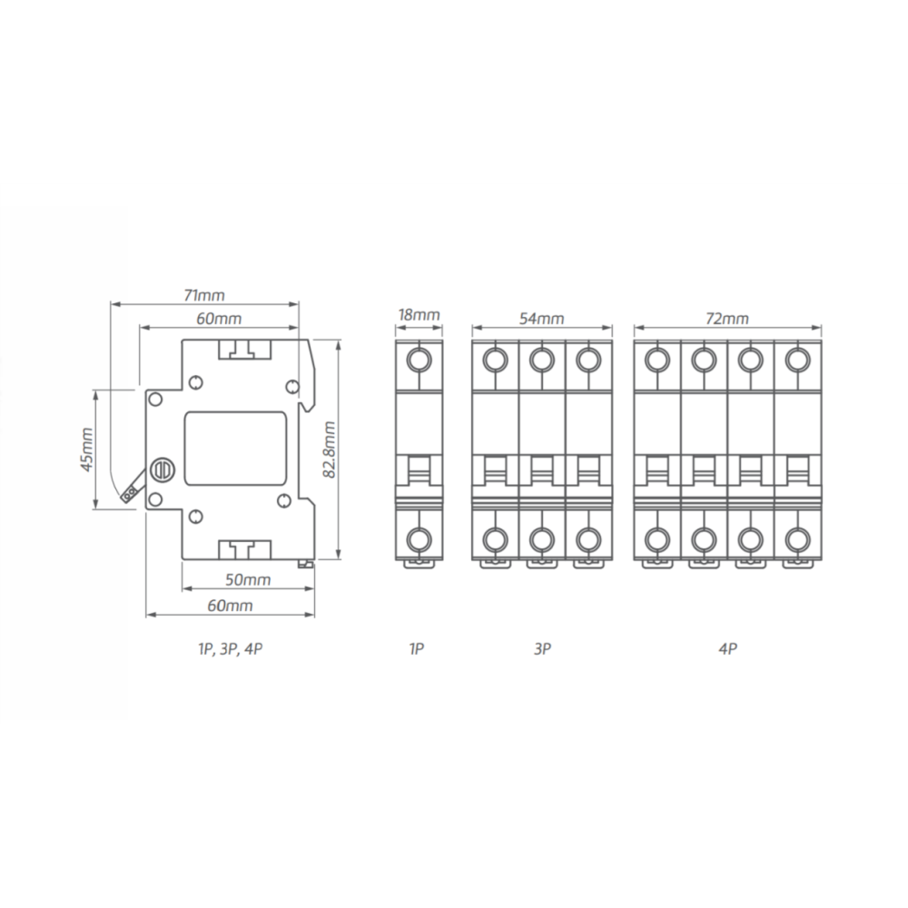 RI 100A 4P ROZŁĄCZNIK IZOLACYJNY 100A 4Z 4M 400V AC