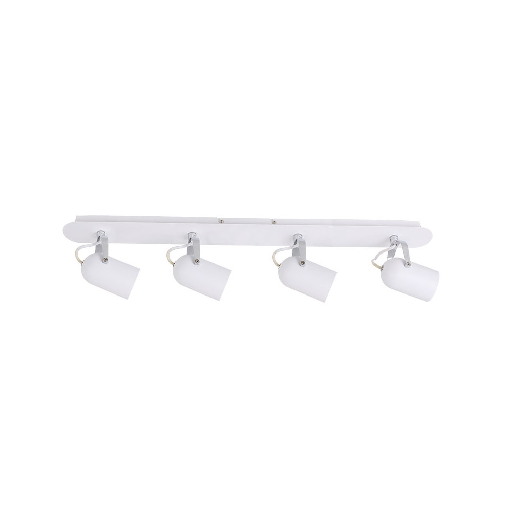 LUMEN BIAŁY PIASKOWANY OPRAWA SUFITOWA SPOT NT 4X GU10/ 50W IP20 STOP METALI