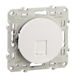Schneider Electric Odace, gniazdo komputerowe RJ45 kat.5 UTP, DIY, biały, S52D471