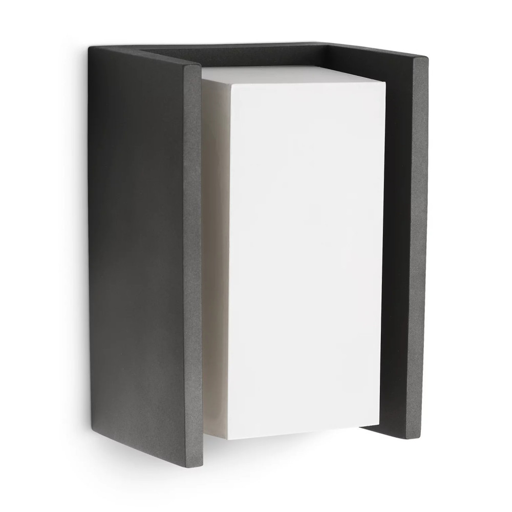 BRIDGE ANTRACYT OPRAWA ŚCIENNA KINKIET ELEWACYJNY 1X E27/ 42W IP44 ALUMINIUM/ TWORZYWO
