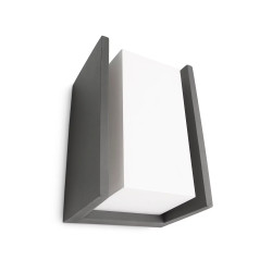 BRIDGE ANTRACYT OPRAWA ŚCIENNA KINKIET ELEWACYJNY 1X E27/ 42W IP44 ALUMINIUM/ TWORZYWO