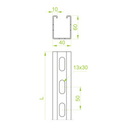 CMT40H60/6 CEOWNIK MONTAŻOWY 6M 3.0 MM