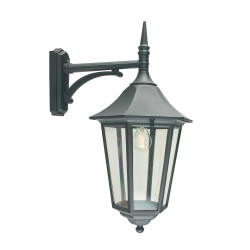 MODENA BIG CZARNY OPRAWA ŚCIENNA KINKIET NT 1X E27/ 9W IP54 ODLEW ALUMINIOWY/ TWORZYWO PC
