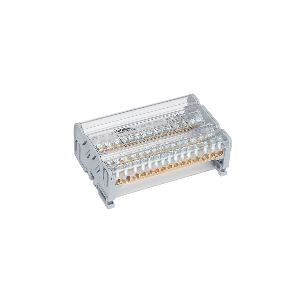 MOBLOCK 4P 125A-15 2X35 + 2X25 + 11X6MM2 BLOK DYSTRYBUCYJNY