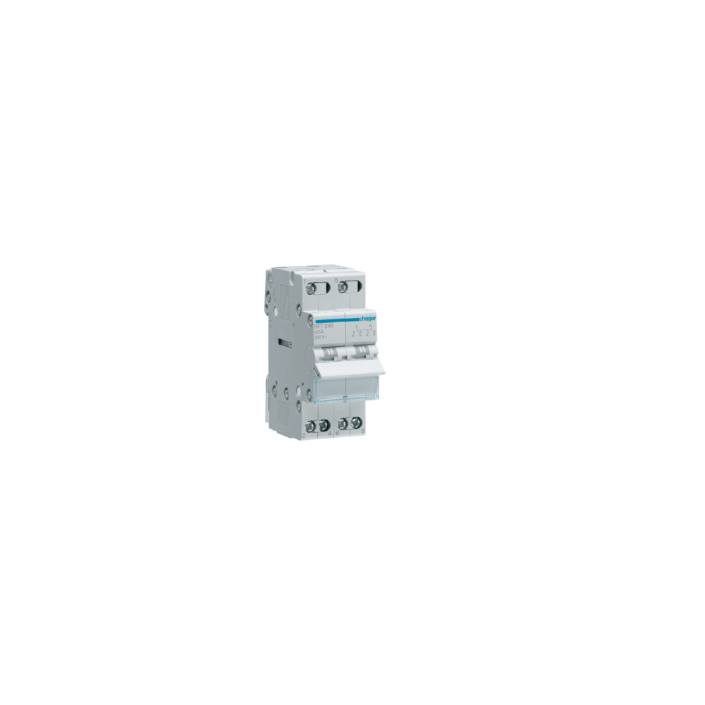 SFT240 PRZEŁĄCZNIK ZASILANIA 40A 2P I-0-II 2M 230V AC PRZYŁĄCZE GÓRNE