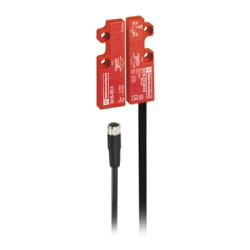 Schneider Electric Preventa XCS Łącznik kodowany magnetycznie 2NC, 24V DC, konektor M8, XCSDMC790L01M8